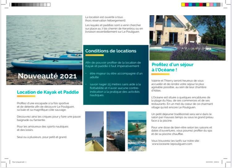 L'Oceane Bed & Breakfast Le Pouliguen Bagian luar foto